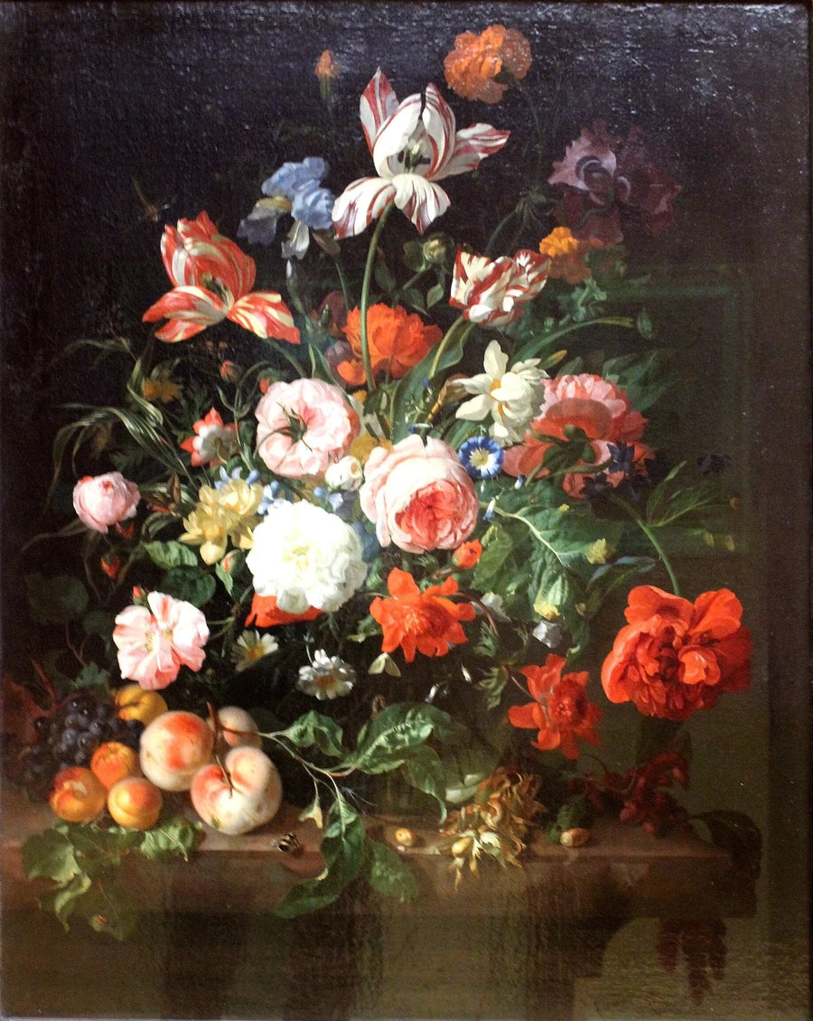 Nature morte aux fleurs et aux fruits — Leipzig - Rachel Ruysch