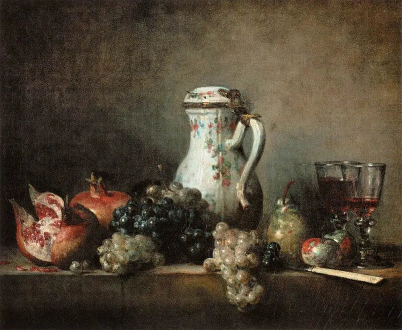 Raisins and Pomegranates - Jean Siméon Chardin