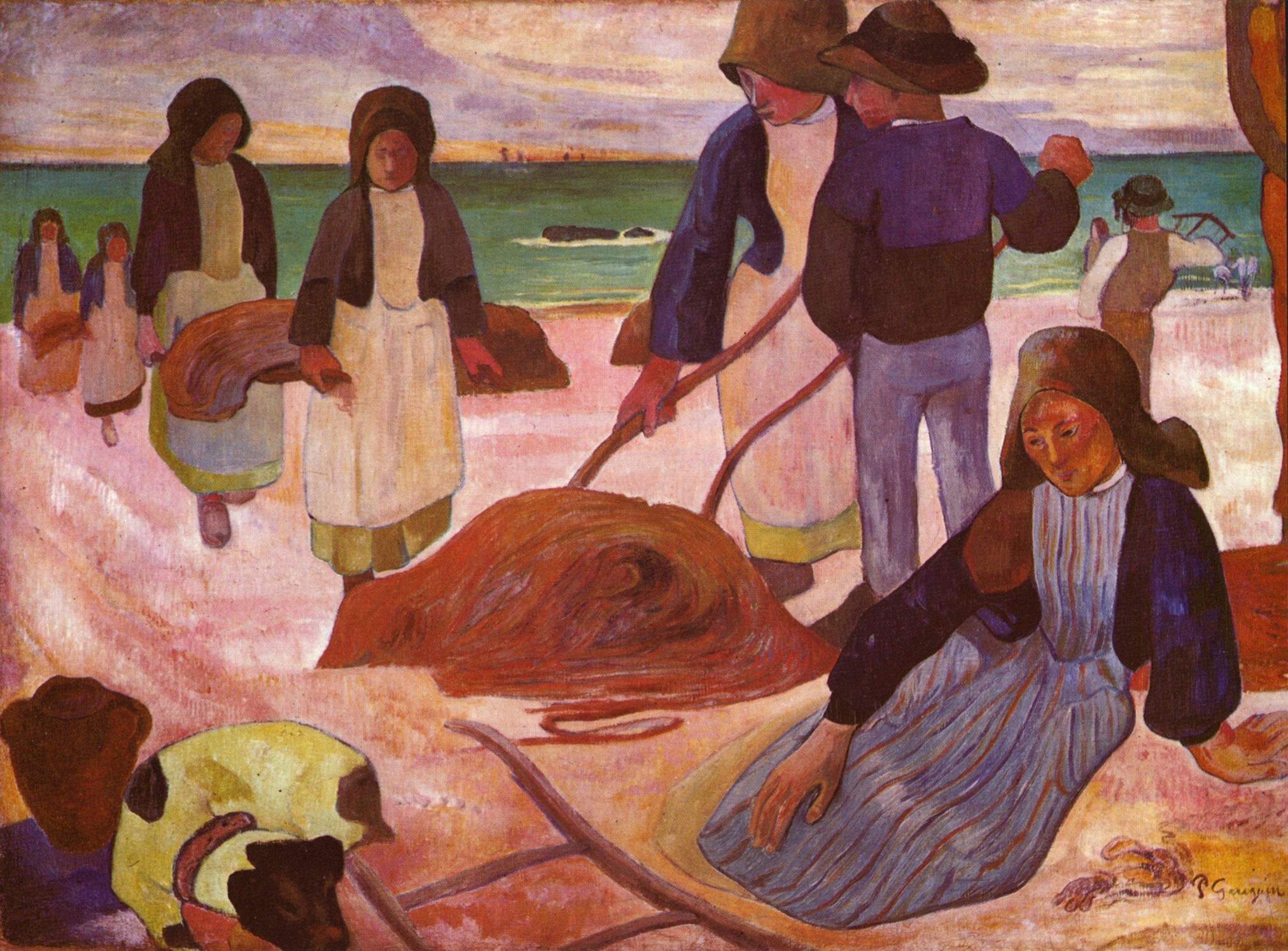 Seaweed Gatherers (II) - Paul Gauguin