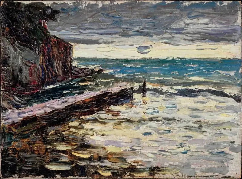 Rapallo, stormy sea - Vassily Kandinsky