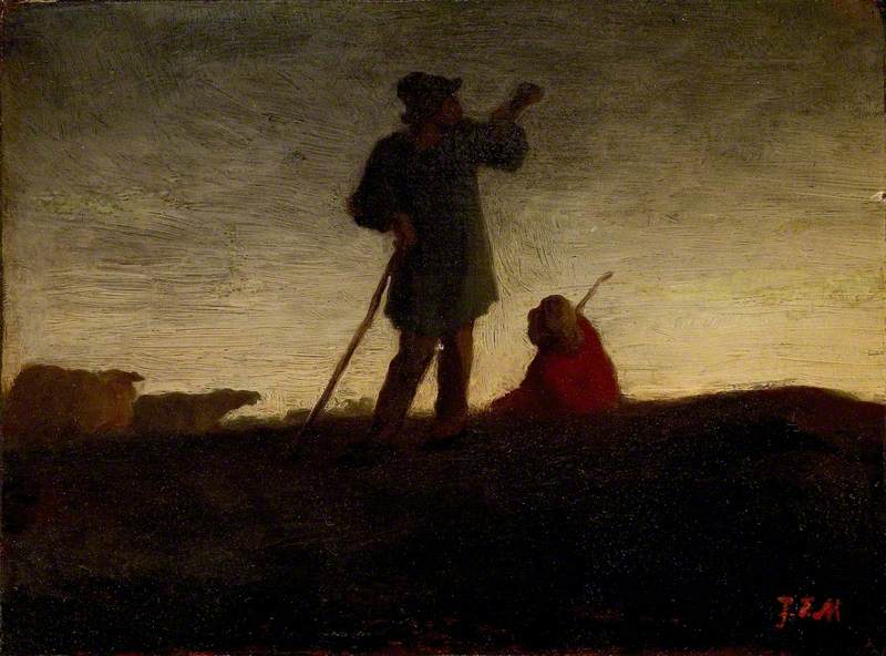 Reminder of the Herd - Jean-François Millet