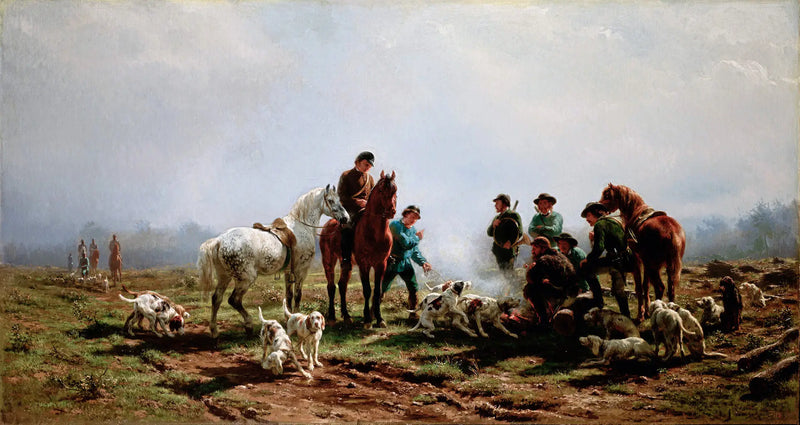 Gathering for the Hunt - Rosa Bonheur