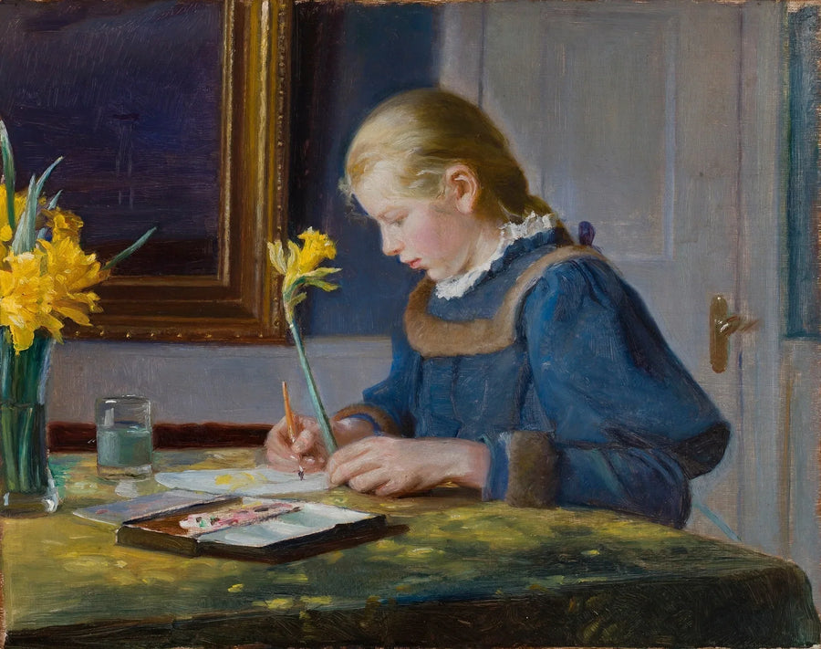 Creating a Watercolor Painting - Michael Peter Ancher