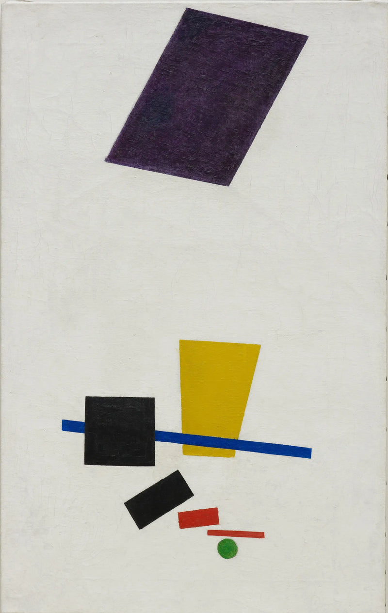 Pictorial Realism of a Football Player - Color Masses in the 4th Dimension - Kazimir Malevich