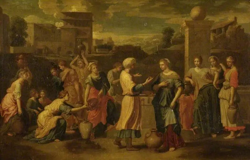 Rebecca and Eliezer at the Well - Nicolas Poussin