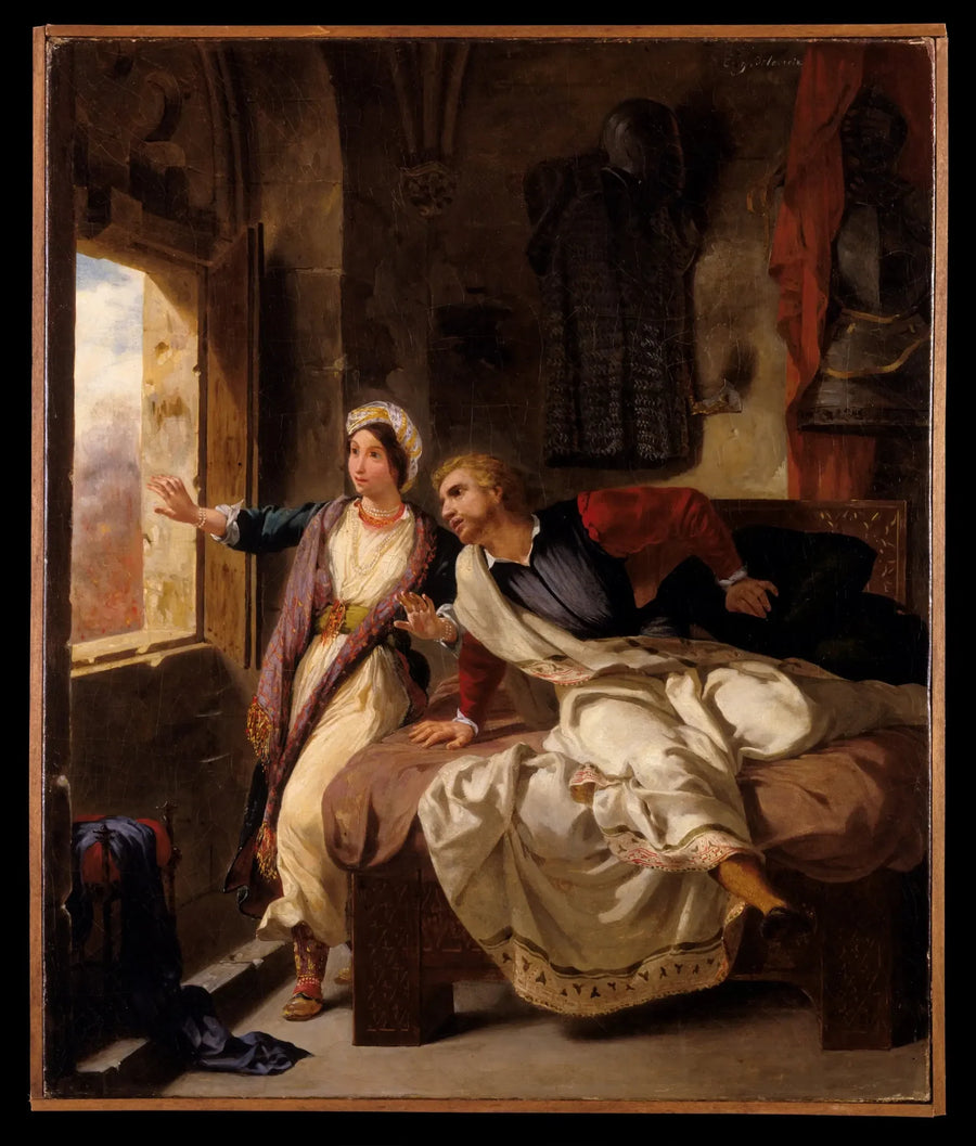 Rebecca and Ivanhoe Wounded - Eugène Delacroix