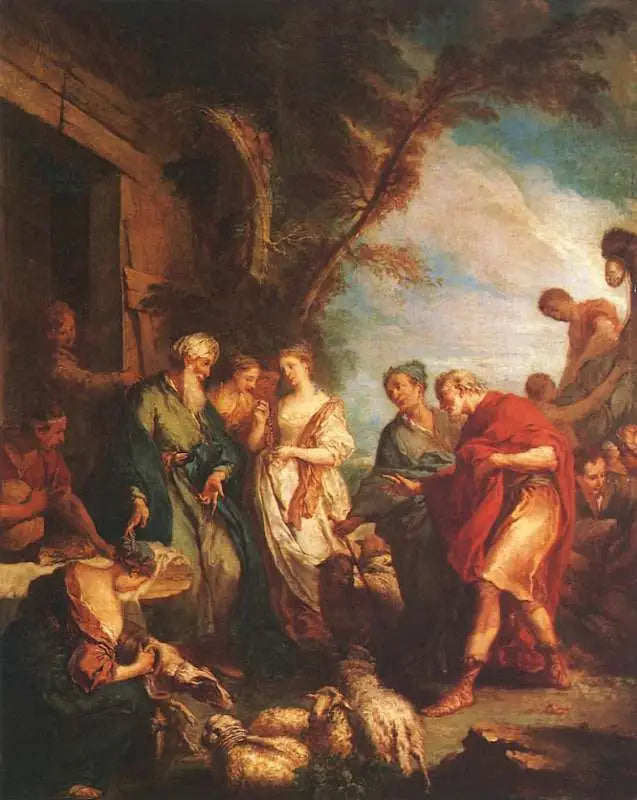 Rebecca Receives from Eliezer the Presents of Abraham - François Boucher