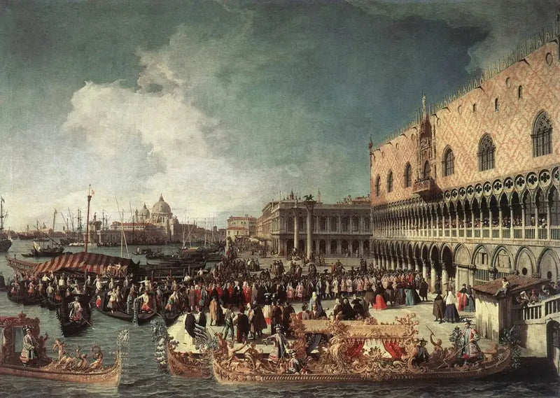 Reception of the ambassador at the Doge's Palace - Canaletto