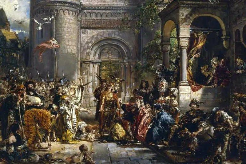 Reception of the Jews 1096 AD. - Jan Matejko