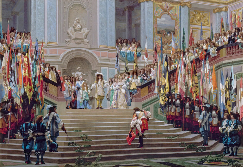 Reception of the Grand Condé at Versailles - Jean-Léon Gérôme