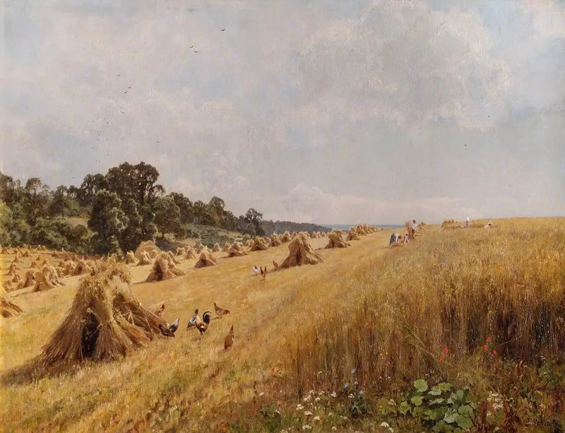 Harvest in the Family Field - Edward Wilkins Waite
