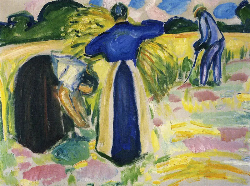 Corn Harvest - Edvard Munch