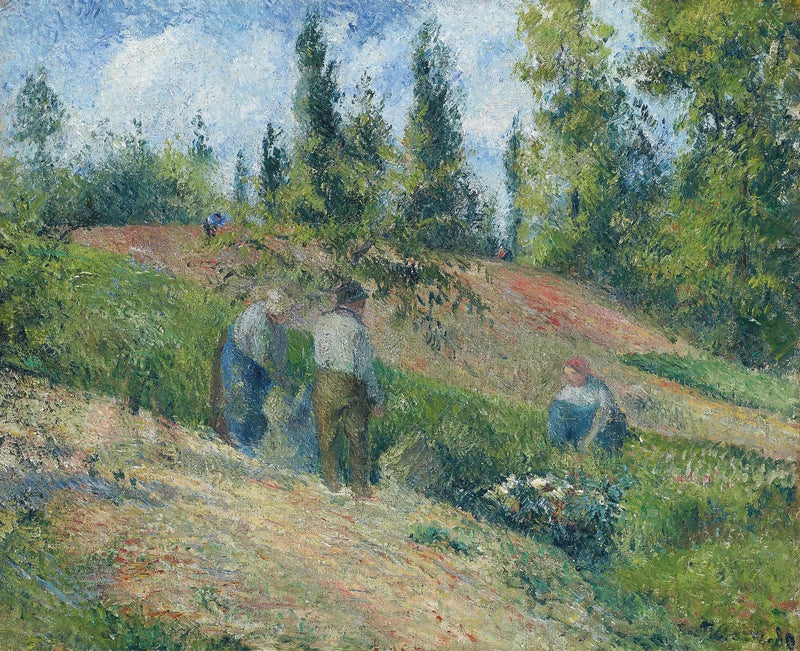 Harvesting Apples, Pontoise - Camille Pissarro