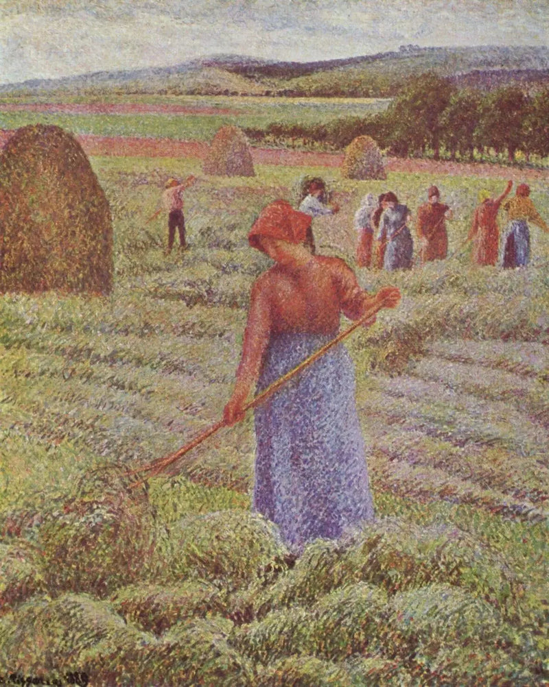 Hay Harvest at Eragny-sur-Epte - Camille Pissarro