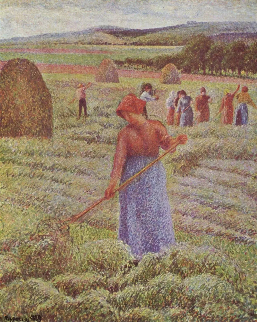 Hay Harvest at Eragny-sur-Epte - Camille Pissarro