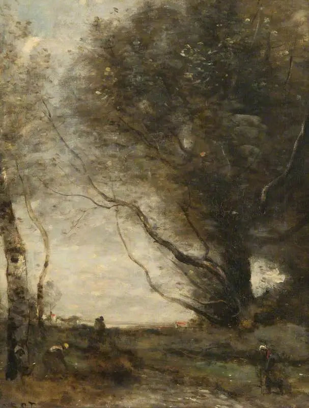 Harvest - Jean-Baptiste Camille Corot