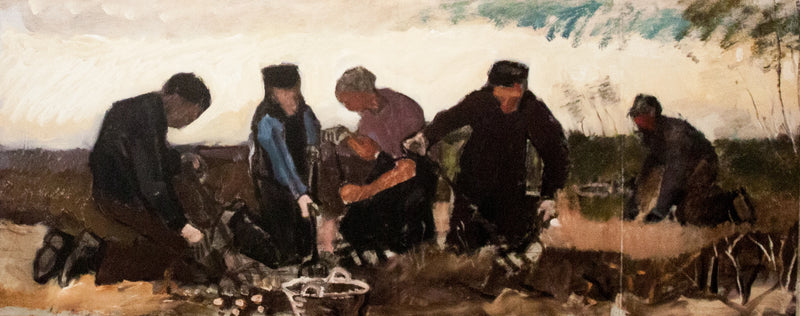 Potato Harvest (five digits) - Vincent van Gogh