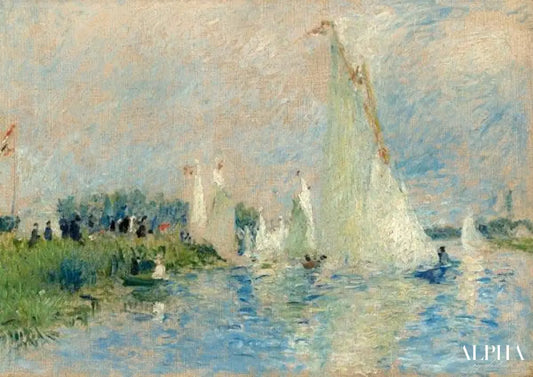 Régate à Argenteuil - Pierre-Auguste Renoir - Reproductions de tableaux et peintures haut de gamme