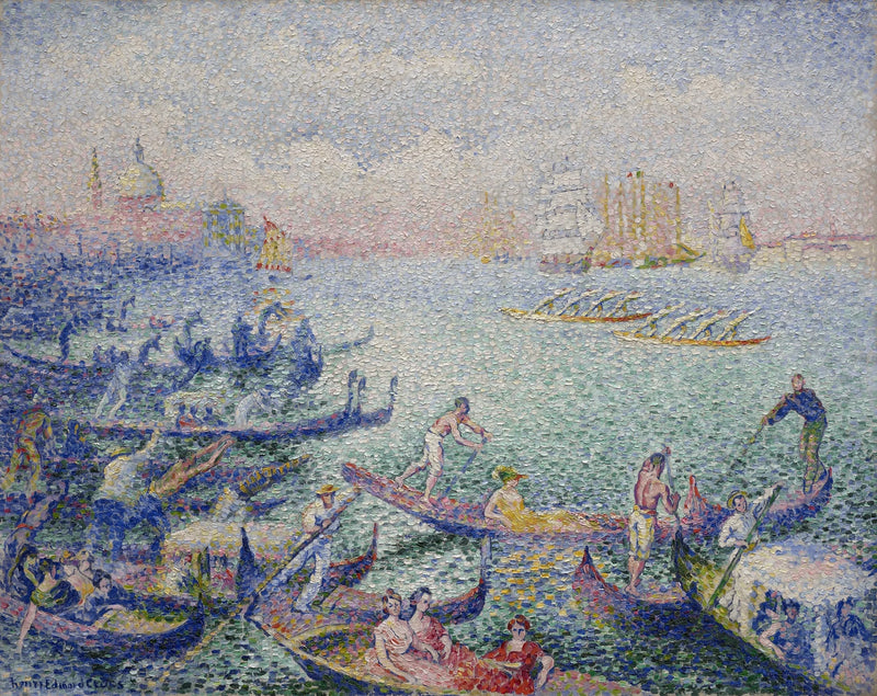 Regatta in Venice - Henri-Edmond Cross