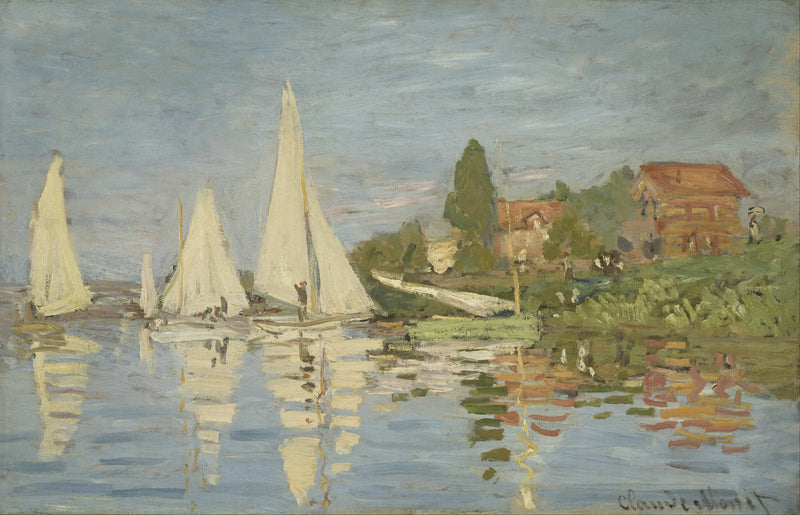 Regattas at Argenteuil - Claude Monet