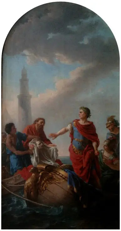 Regret of Caesar over the death of Pompey - Louis Jean François Lagrenée