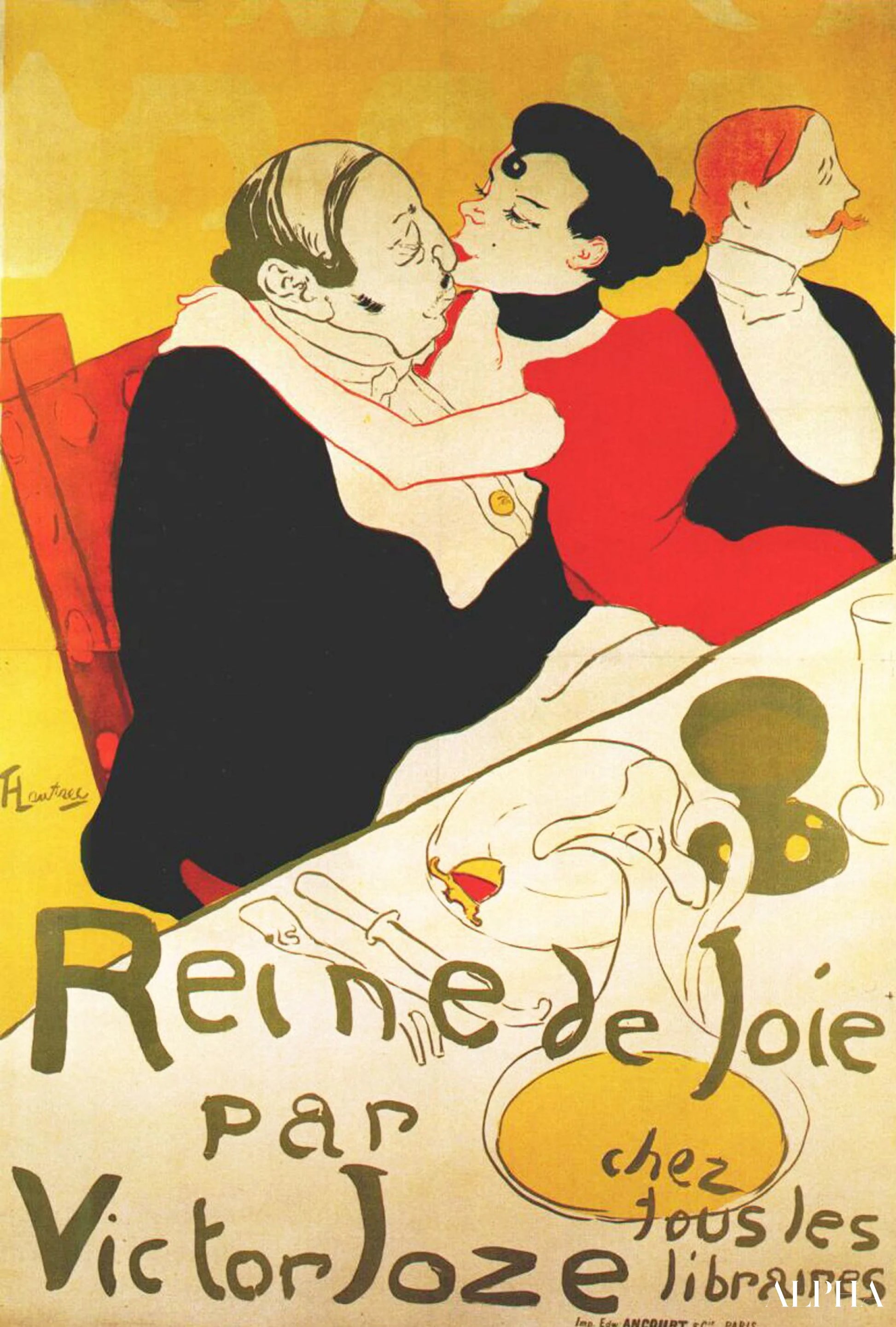 Reine de Joie - Toulouse Lautrec - Reproductions de tableaux et peintures haut de gamme