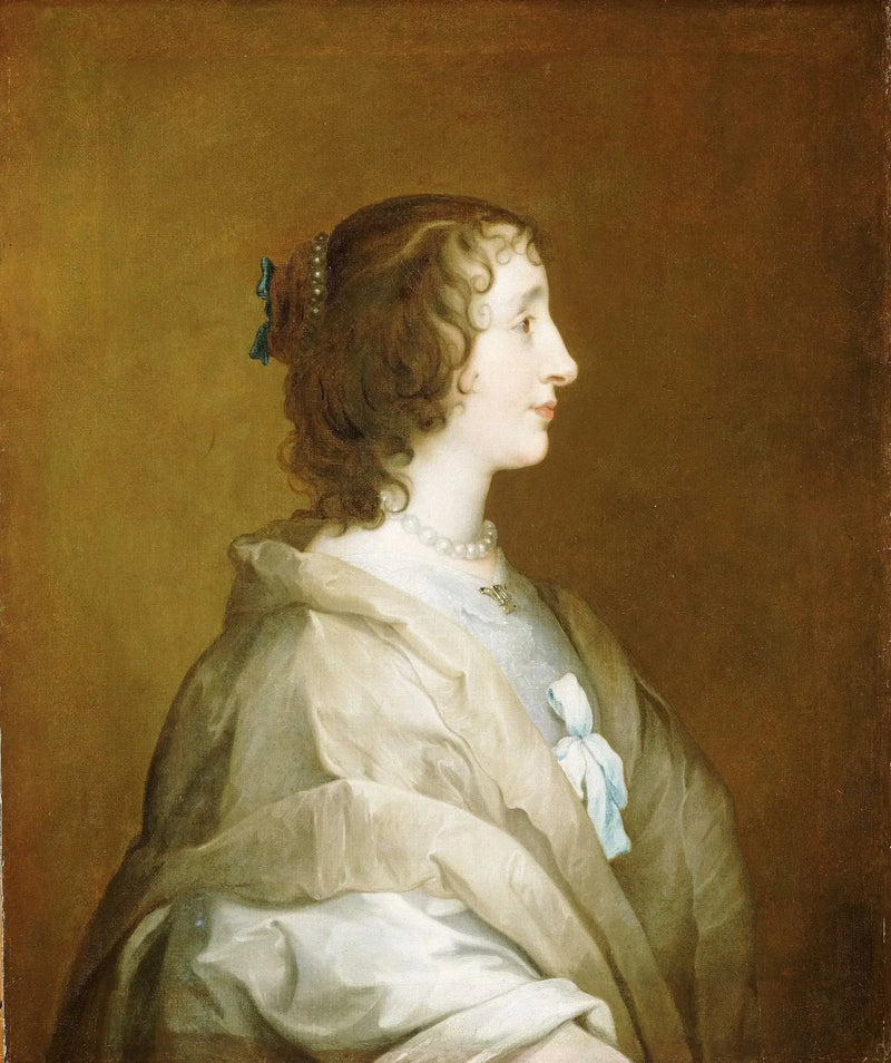 Queen Henriette Marie, 1609-1669 - Antoine van Dyck