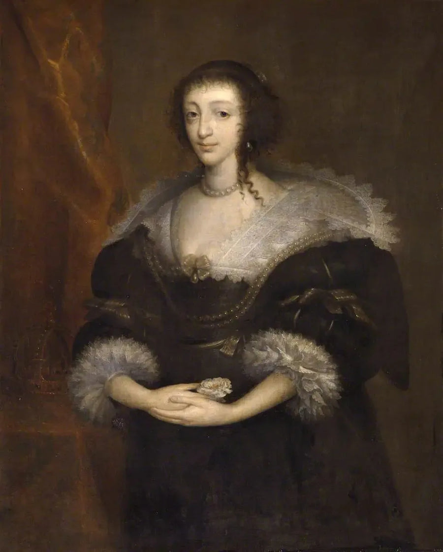Queen Henriette Marie (1609–1669), consort of Charles I - Antoine van Dyck