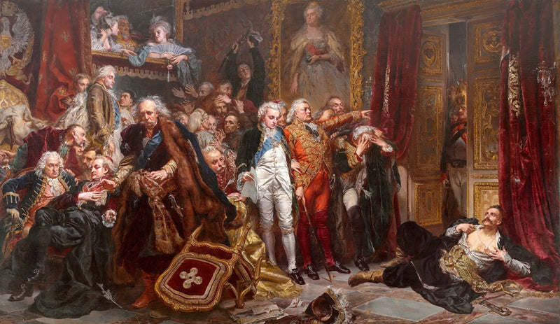 Rejtan - The Fall of Poland. - Jan Matejko