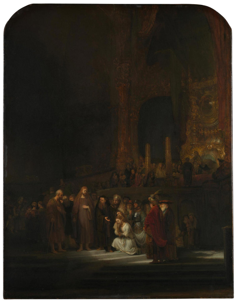 Le Christ et la femme adultère, 1644 – Rembrandt