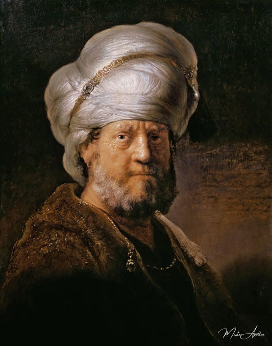 Rembrandt, Portrait d'un Oriental - Rembrandt van Rijn - Reproductions de tableaux et peintures haut de gamme