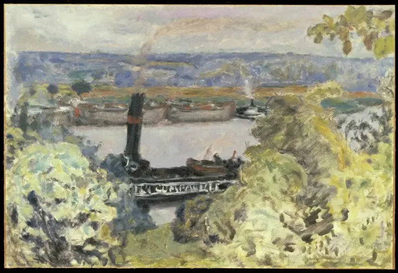 Tugboat on the Seine - Pierre Bonnard