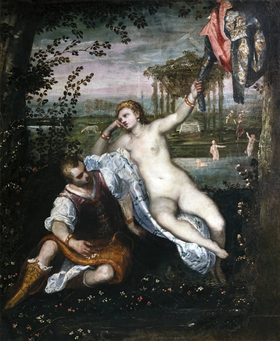 Renaud and Armide - Jacopo Tintoretto