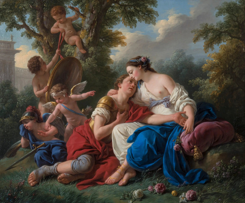 Renaud and Armide - Louis Jean François Lagrenée