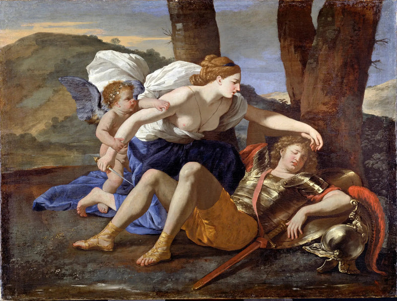 Renaud and Armide - Nicolas Poussin