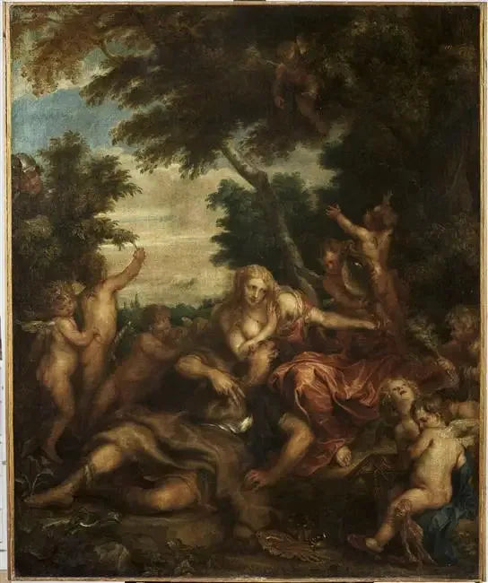 Renaud and the Enchantress Armide - Antoine van Dyck