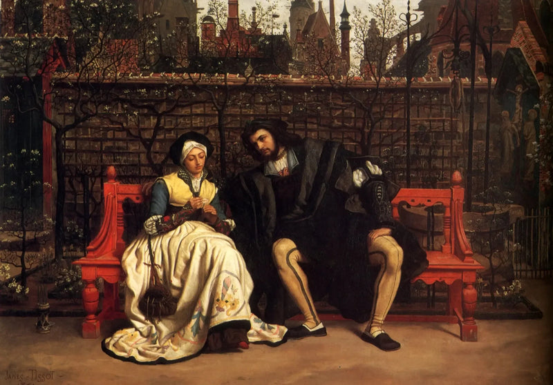 Encounter of Faust and Marguerite - James Tissot