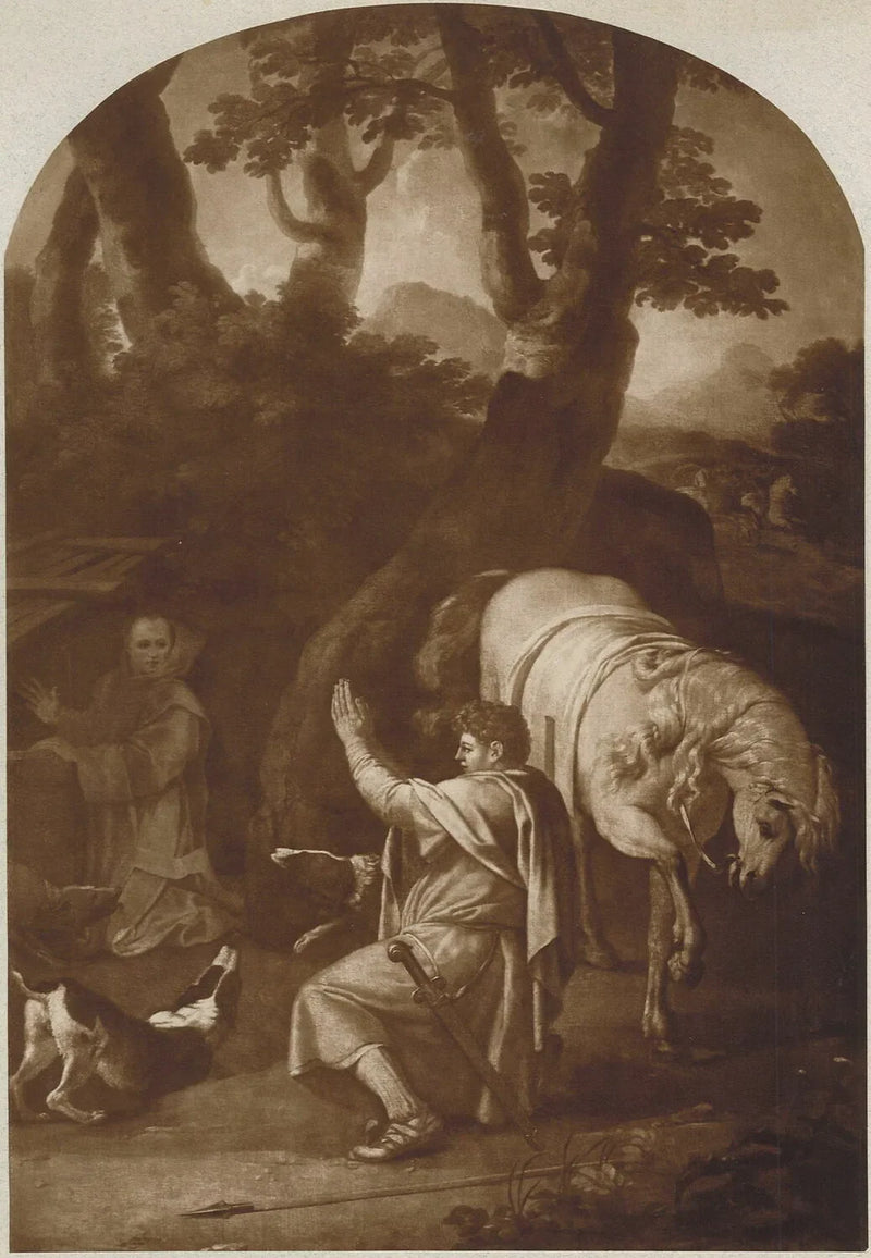 Meeting of Saint Bruno and Count Roger of Sicily - Eustache Le Sueur