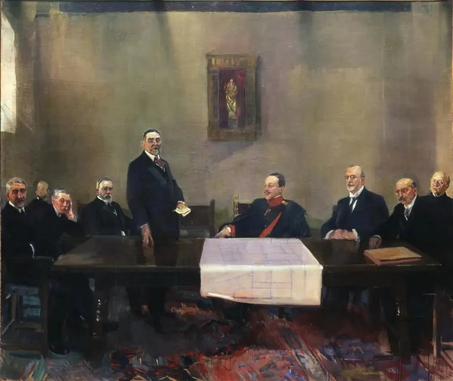 Meeting of the Patronage of the Casa-Museo de El Greco, Toledo - Joaquín Sorolla