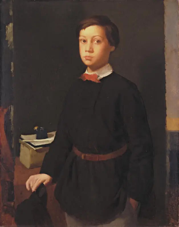 René de Gas at the Inkwell - Edgar Degas