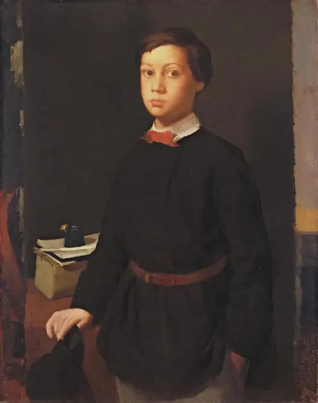 René de Gas at the Inkwell - Edgar Degas