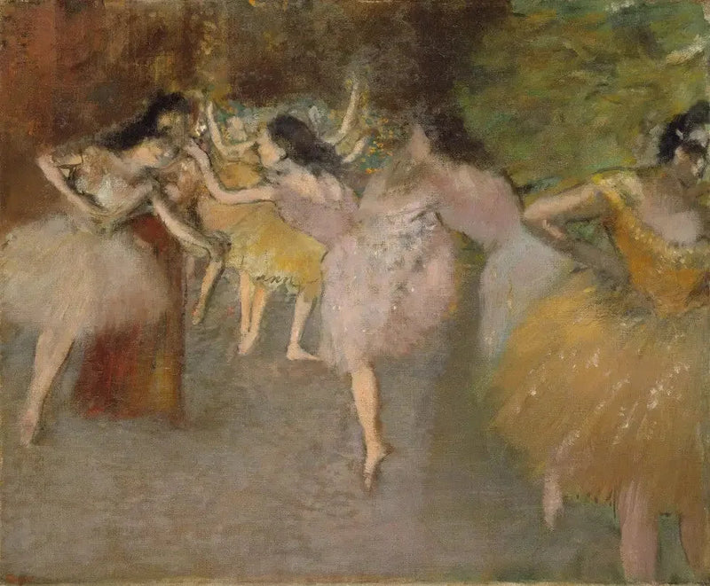 Rehearsal before the ballet - Edgar Degas