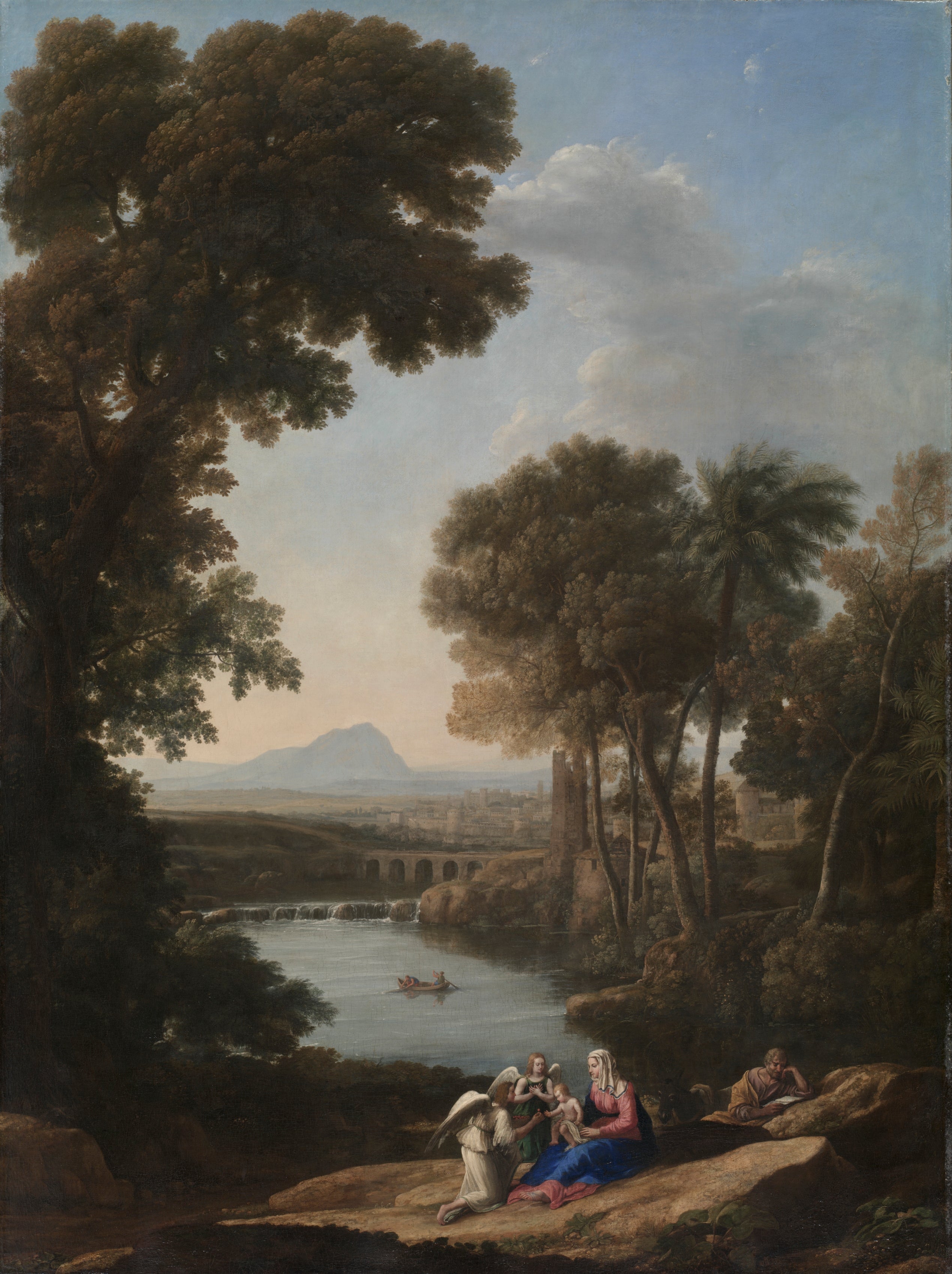 Repos pendant la fuite en Egypt - Claude Lorrain