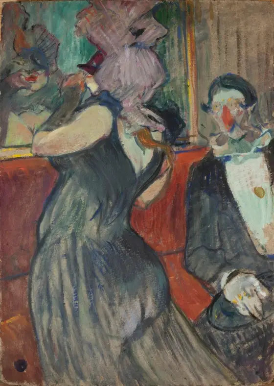 Resting during the masked ball - Henri de Toulouse-Lautrec