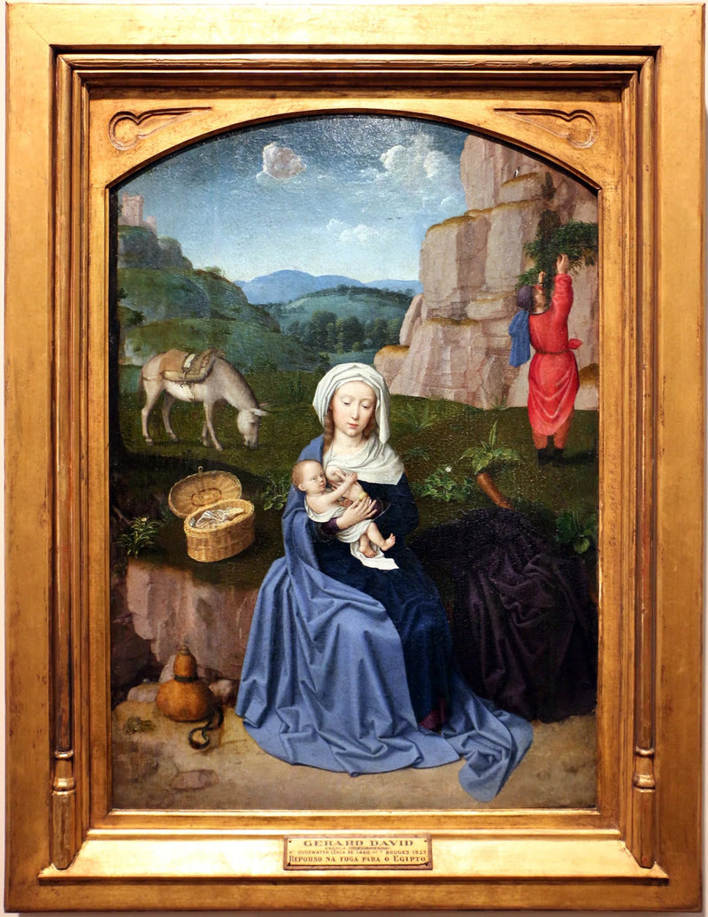 Rest during the flight to Egypt - Gérard David