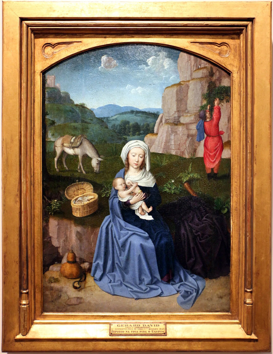 Rest during the flight to Egypt - Gérard David