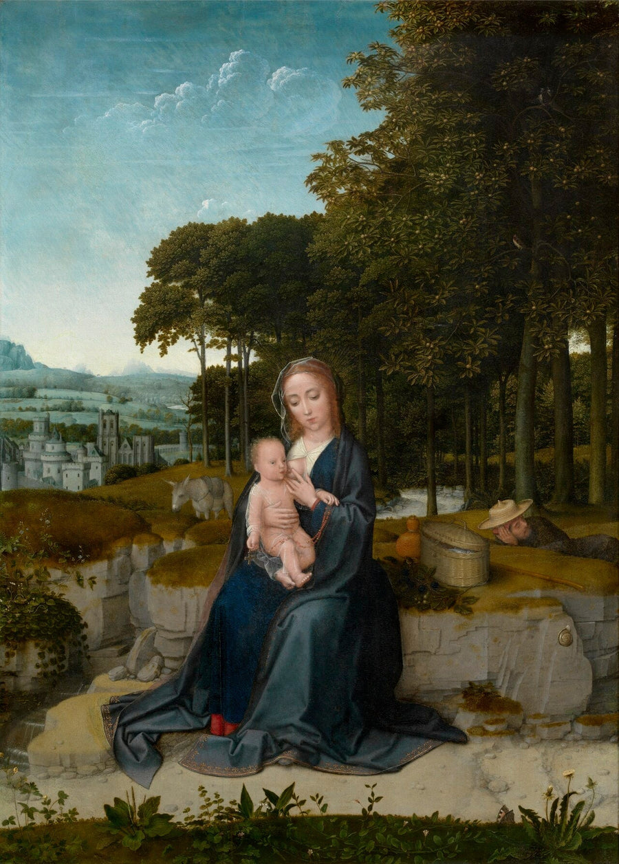 Rest during the flight to Egypt - Gérard David