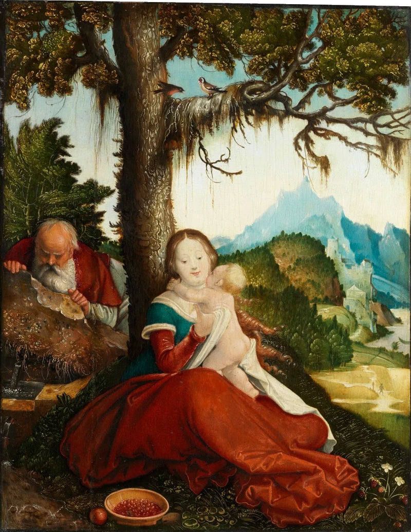 Rest during the flight to Egypt - Hans Baldung Grien