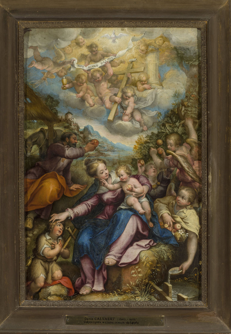 Rest during the flight to Egypt - Denis Calvaert