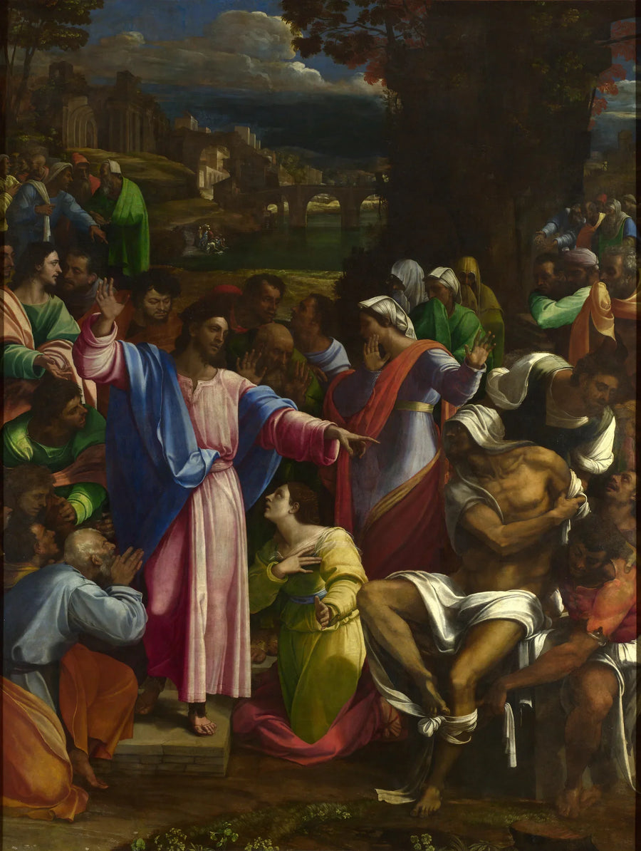 Résurrection de Lazare - Sebastiano del Piombo